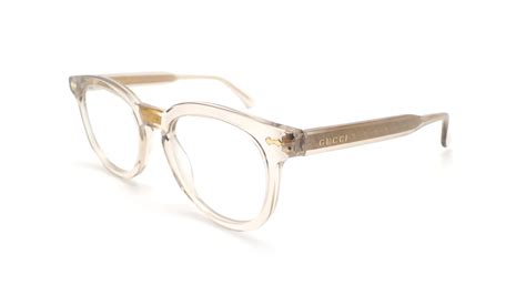 gucci white frames|gucci clear glasses frames.